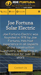 Mobile Screenshot of joefortunaelectric.com